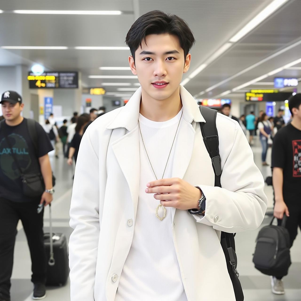 911吃瓜网 - 某顶流男星机场私服合集：穿搭教科书级别