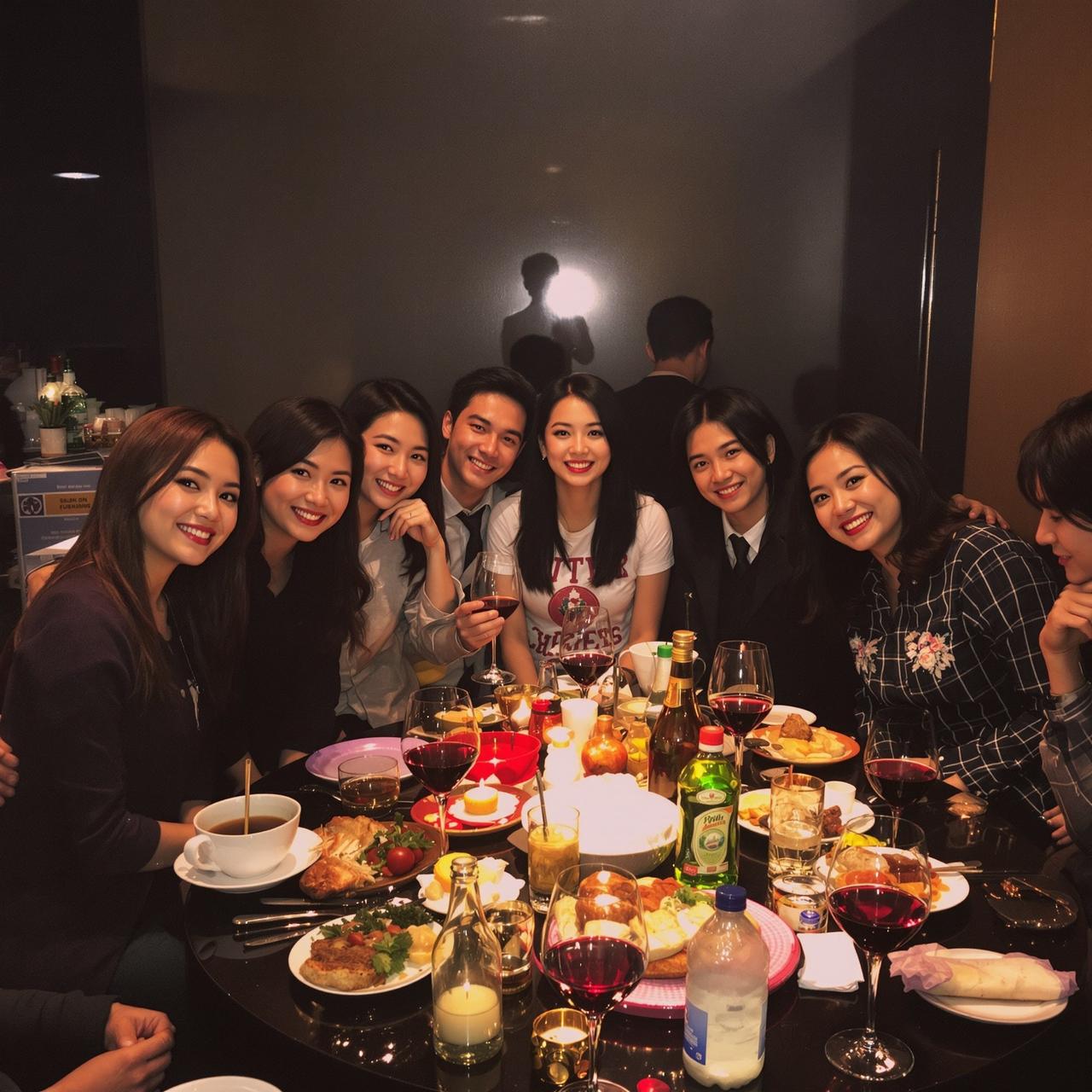 911吃瓜网 - 明星私下聚会被拍,多位大咖同框
